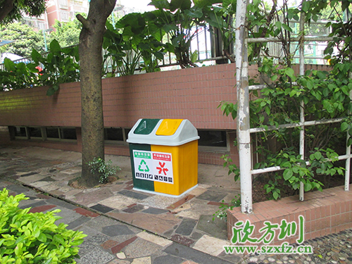 炎炎夏季，玻璃鋼垃圾桶為清遠(yuǎn)市街道帶來點(diǎn)點(diǎn)綠意