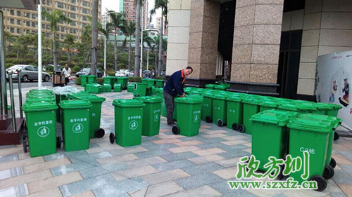 欣方圳塑料環(huán)保垃圾桶，天津市場(chǎng)銷量倍增