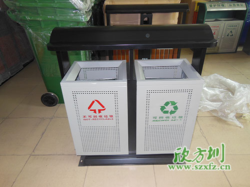 貴陽物業(yè)戶外鋼板沖孔垃圾桶，客戶的二次選擇。