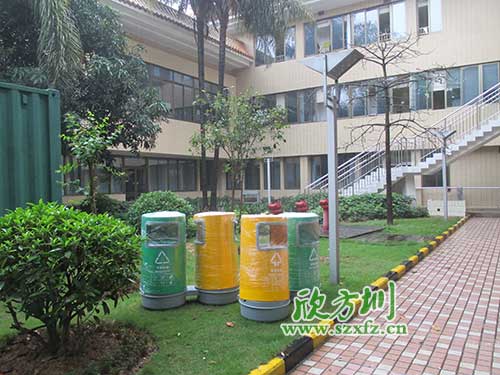 韶關(guān)物業(yè)分類玻璃鋼垃圾桶，提升社區(qū)好環(huán)境。