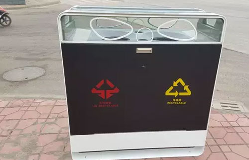 成都高大上果皮箱：有WiFi，靠太陽能工作